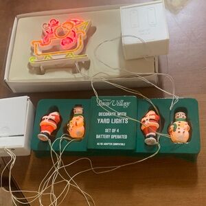 Accent for village display